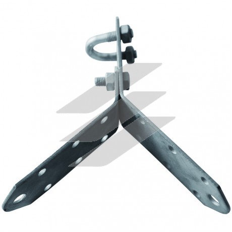 Тримач ізолюючої штанги, кутовий, HDG, KovoFlex